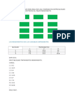 Trabajamos en Bloques para Realizar Una Comparacion Entre Bloques y en Que Parcela Encontramos El Mejor Rendimiento