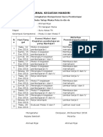 Jurnal Kegiatan Mandiri