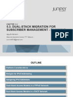 5.3. Dual-Stack Migration for Subscriber Management - Planning