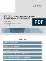 5.3. Dual-Stack Migration For Subscriber Management - Planning