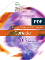 Energy Policies of I e A Countries Canada 2015 Review