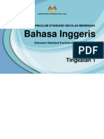 Dskp Kssm Bahasa Inggeris Tingkatan 1