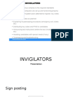 Presentation For Invigilators