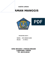 Karya Ilmiah Pohon Manggis