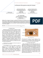 A Review Paper On Biometric Recognition Using Iris Scanner