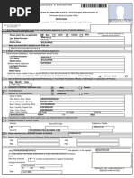 PAN Card Application Form CSF | PDF