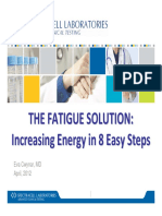 The Fatigue Solution: Increasing Energy in 8 Easy Steps