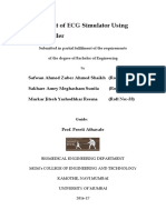 Development of ECG Simulator Using Microcontroller