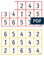 Printable Dice Bingo Boards