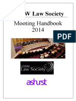 UNSW LAW - 2014 Mooting Handbook