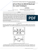 Low Voltage and Low Power in Sram Read and Write Assist Techniques