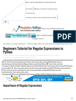 Beginners Tutorial For Regular Expressions in Python - Python Learning