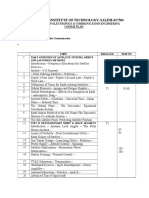 Satellite Course Plan