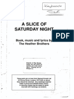 A Slice of Saturday Night (Full Score)