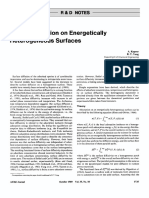 Surface Diffusion On Energetically Heterogeneous Surfaces: A. Kapoor T. Yang