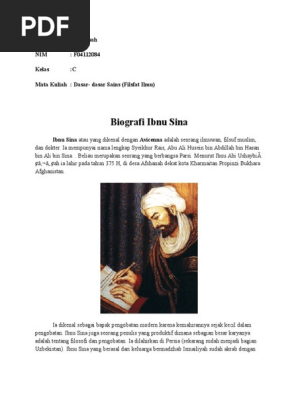 Biografi Ibnu Sina Avicenna
