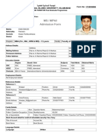 Admission Form 2