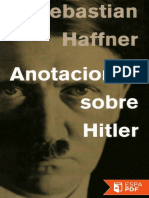Anotaciones Sobre Hitler - Sebastian Haffner