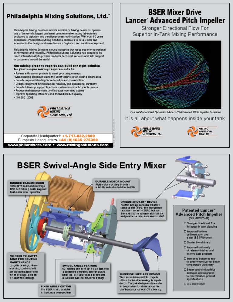 BSER Mixer | Download Free PDF | Reliability Engineering | Bearing ...