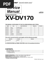 Pioneer xv-dv170 PDF