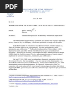 Download White House OMB Guidelines on Social Media by politix SN33565880 doc pdf