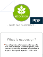 Ecodesign Limits and Possibilities Through Integration