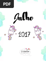 7 Planner 2017 Julho
