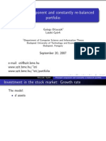 Principal Component and Constantly Re-Balanced Portfolio - Slides