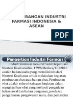 Perkembangan Industri Farmasi Indonesia & Asean