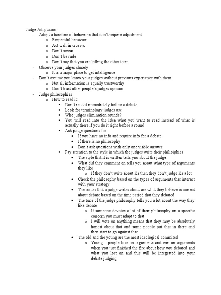 Effective Judge Adaptation Strategies | PDF | Evidence | Philosophical ...