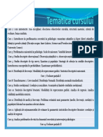 PEMAD Curs 1 Probleme Administrative