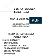 Febra in Patologia Pediatrica PDF