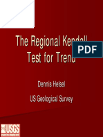 The Regional Kendall Test For Trend
