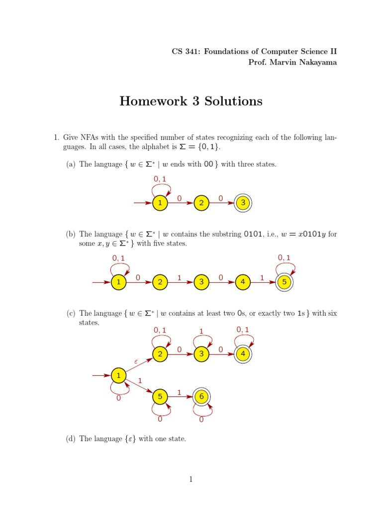 Hwsoln03 PDF | PDF | Theoretical Computer Science | Teaching Mathematics