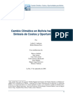 Cambio Climático en Bolivia hasta 2100