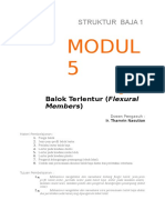 Modul 5 Sesi 1 Balok Terlentur