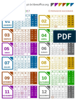 Calendario Libreoffice 2017