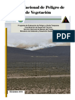 Informe Nacional de Peligro de Incendios de Vegetacion
