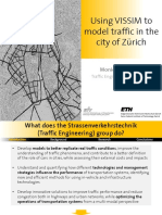 Using VISSIM To Model Traffic in The City of Zürich: Monica Menendez