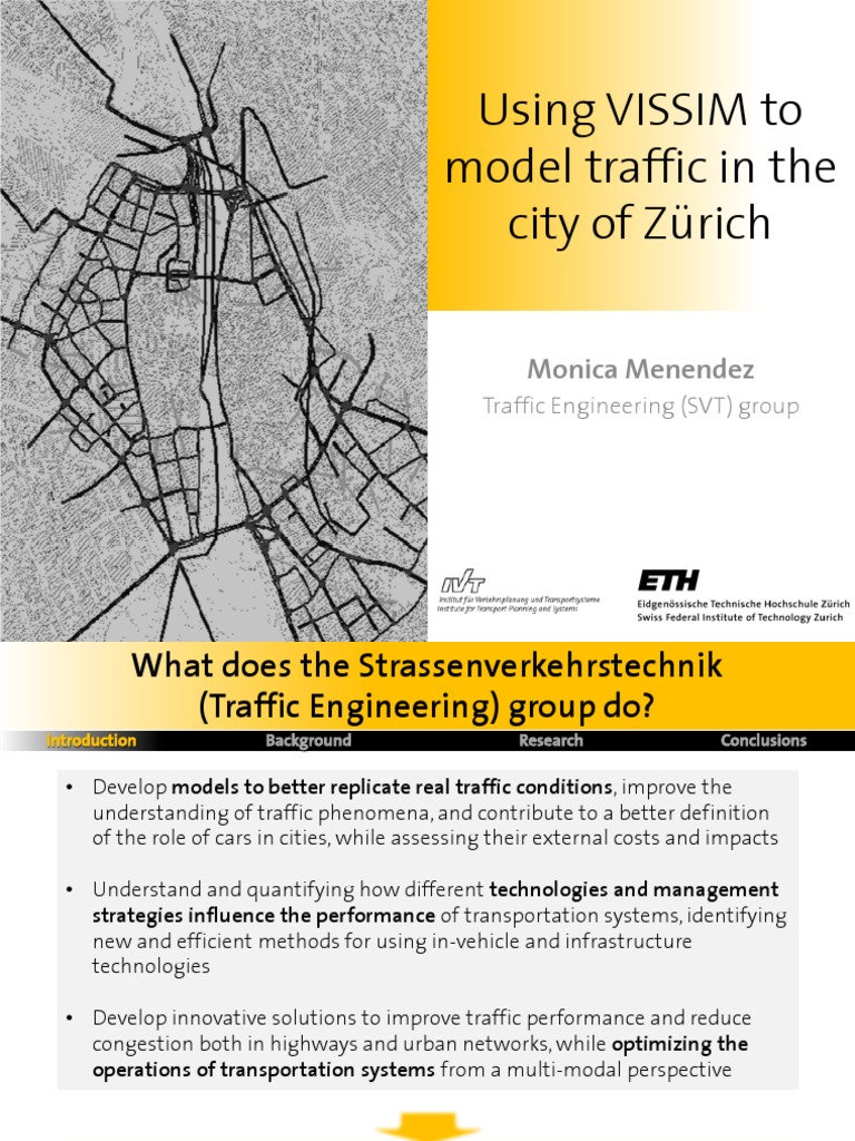 Microsimulation Traffic Modeling in Zürich | PDF | Simulation ...