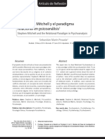 Dialnet StephenMitchellYElParadigmaRelacionalEnPsicoanalis 4947512 PDF
