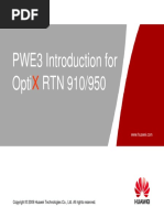 PWE3 Introduction For OptiX RTN 910 - 950 ISSUE 1.00 PDF