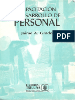 Capacitación y Desarrollo de Personal de Grados PDF