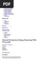 Tutorial Production Mixing Mastering With Waves