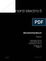 Nord Electro 5 German User Manual v1.x Edition C