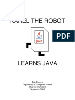 Karel The Robot Learns Java ~ Computer Science Course Book ~ Eric Roberts ~ Stanford University ~ 2005.pdf