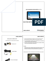 GPS Aquarius 4.3'' TV CR - Guia de Instalação Câmera de Ré PDF