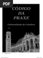 Codigo Da Praxe Universidade de Coimbra