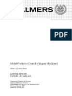 Model Predictive Control of Engine Idle Speed