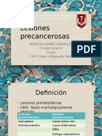 Lesiones precancerosas